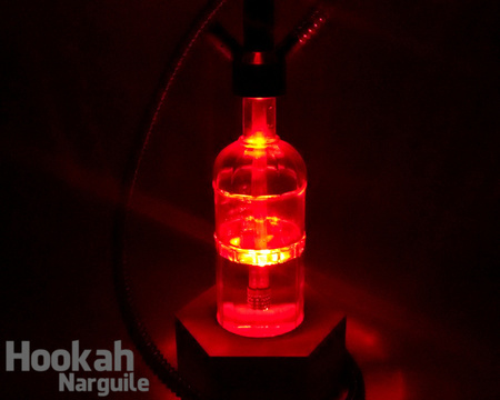 Base Luminosa com Luz de LED Vermelho - Hookah Narguile