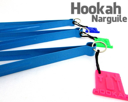 Pegador Pinça de carvão - Azul - Hookah Narguile / Super Tong