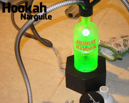 Hookah Narguile 4.0 de garrafa / Absolut Narguile Vodca